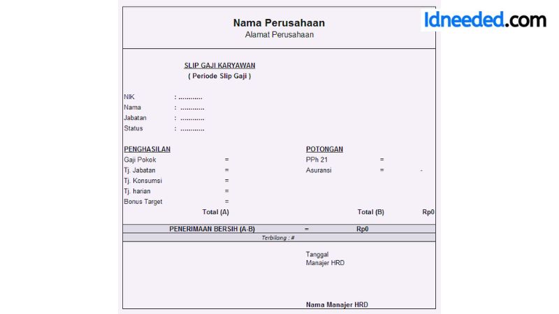 Gaji Pegawai Bank Amar Indonesia