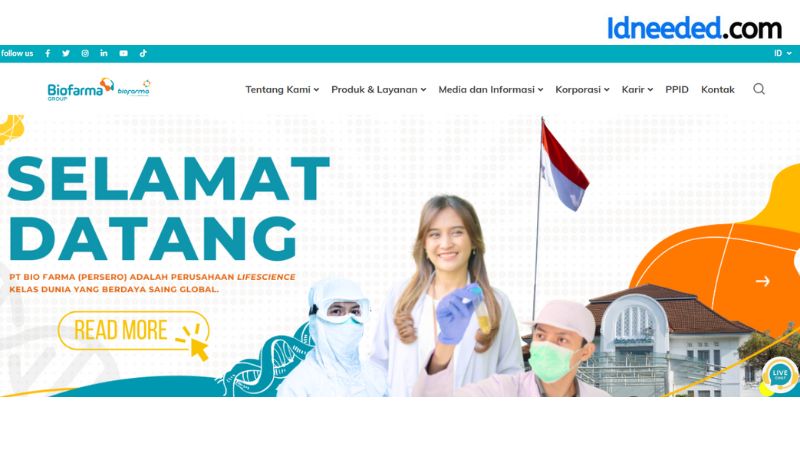 Gaji Karyawan PT Bio Farma (Persero) Terbaru