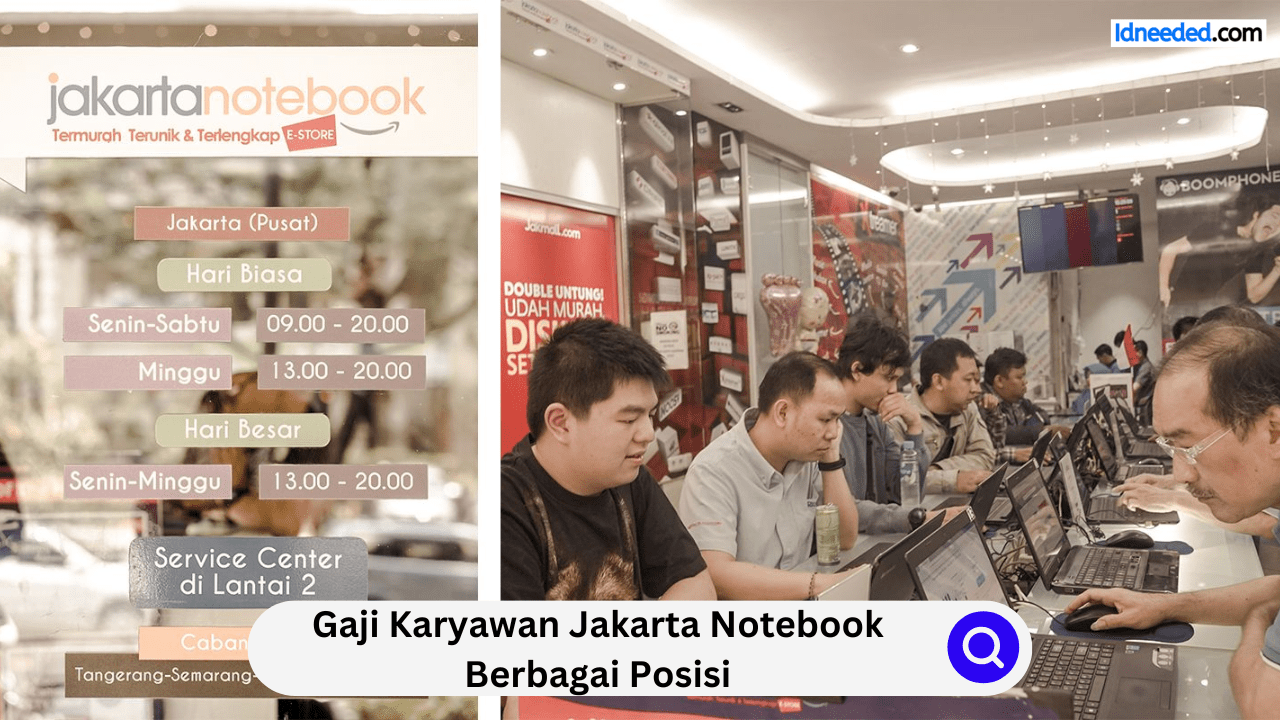 Gaji Karyawan Jakarta Notebook Berbagai Posisi