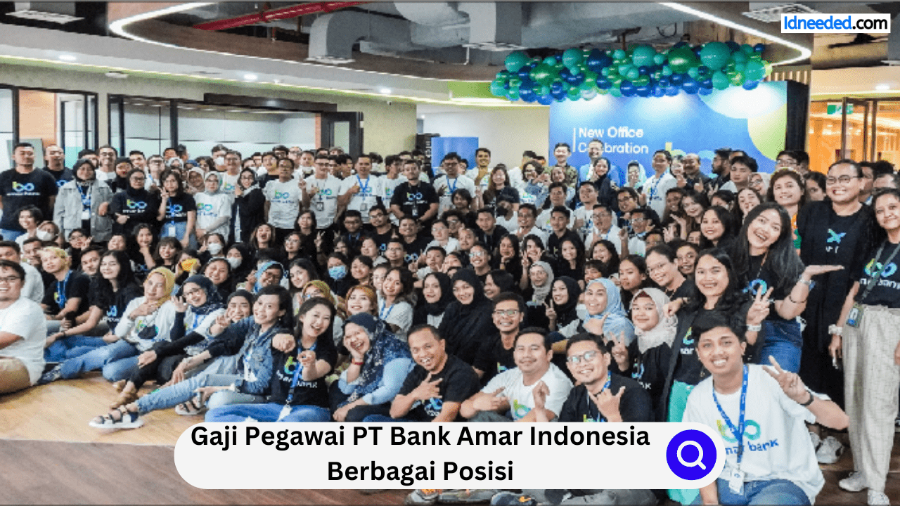 Gaji Pegawai PT Bank Amar Indonesia Berbagai Posisi