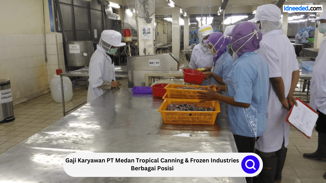 Gaji Karyawan PT Medan Tropical Canning & Frozen Industries Berbagai Posisi