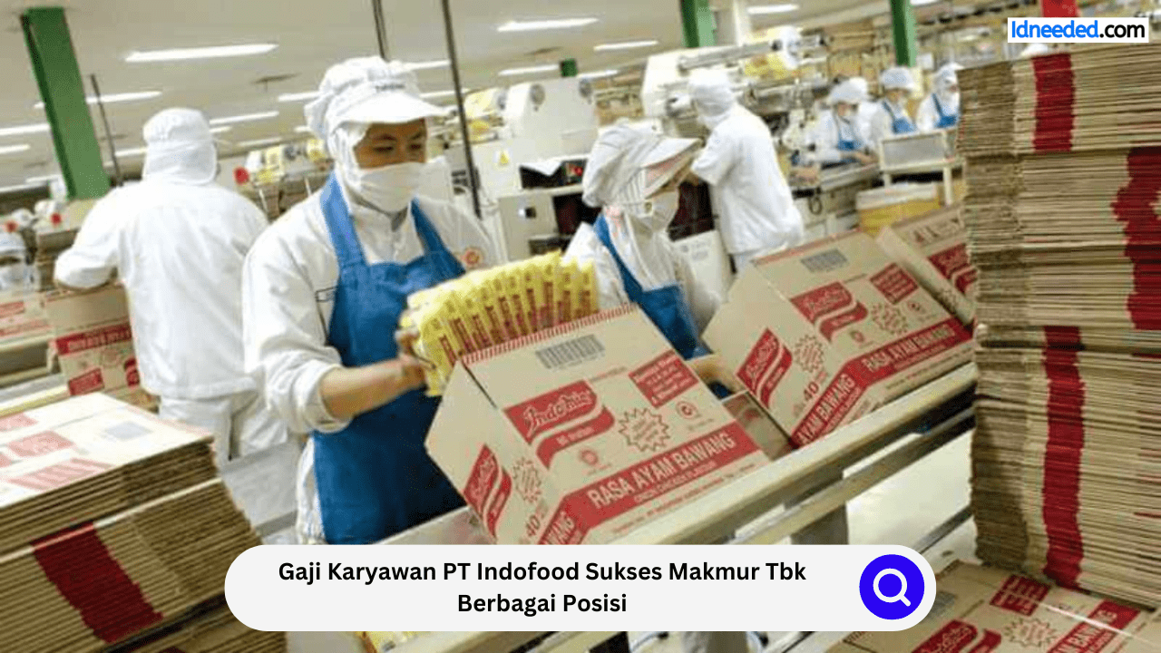 Gaji Karyawan PT Indofood Sukses Makmur Tbk Berbagai Posisi