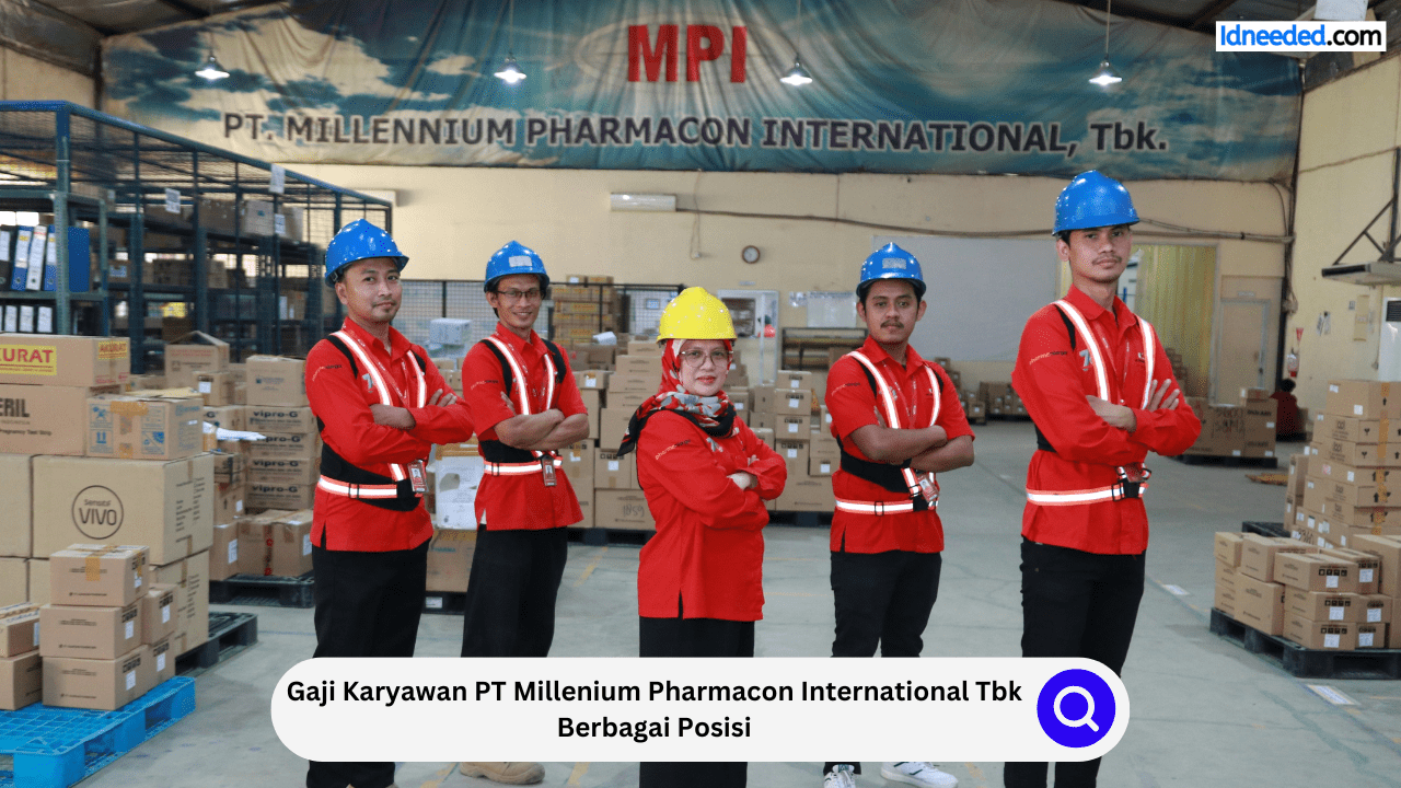 Gaji Karyawan PT Millenium Pharmacon International Tbk Berbagai Posisi