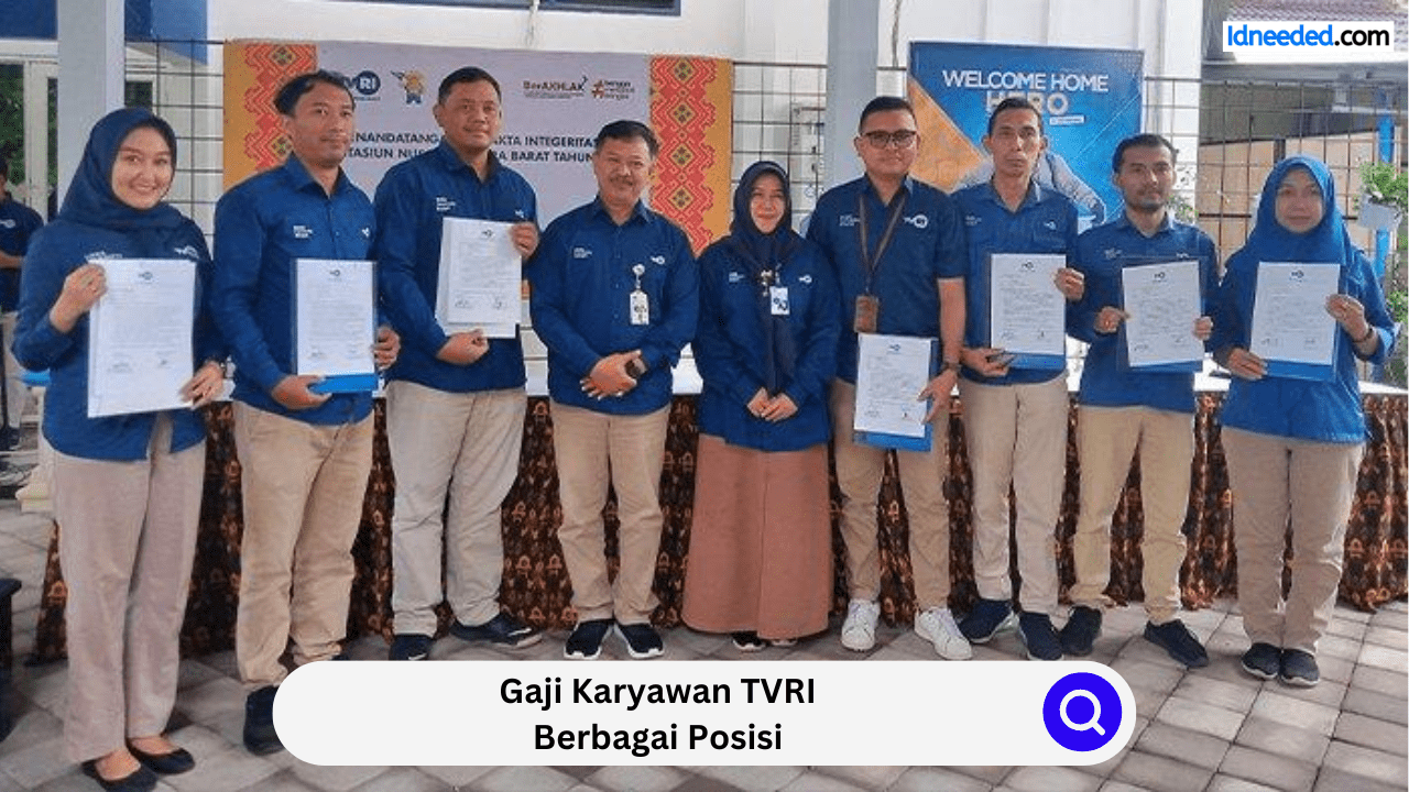 Gaji Karyawan TVRI Berbagai Posisi