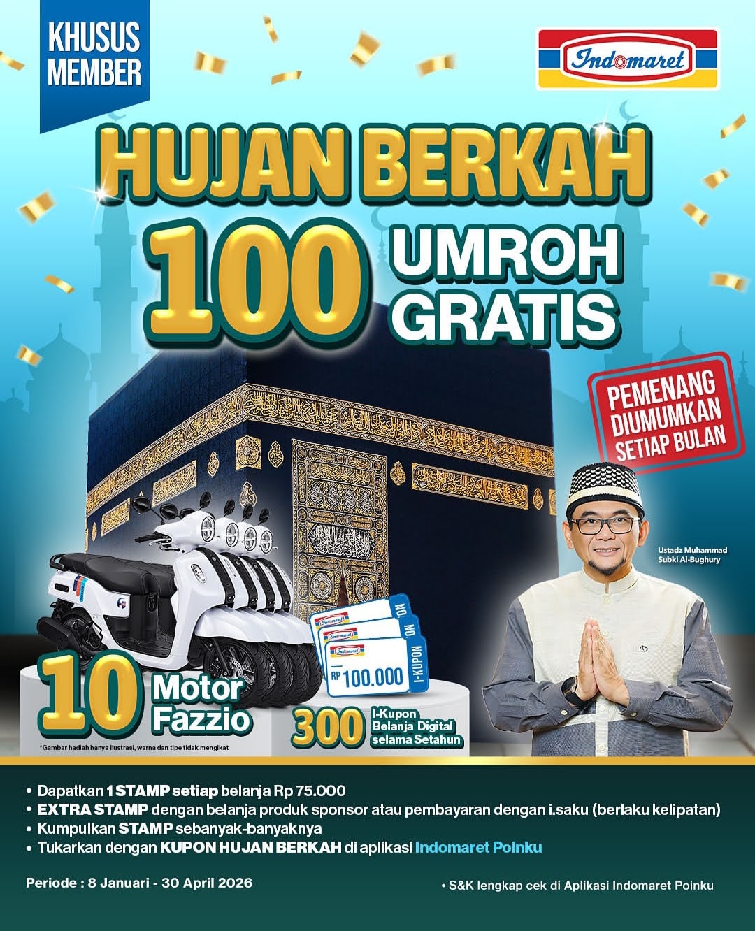 Indomaret umroh gratis